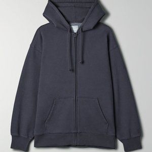 Aritzia Cozy Fleece Boyfriend Zip-Up Hoodie